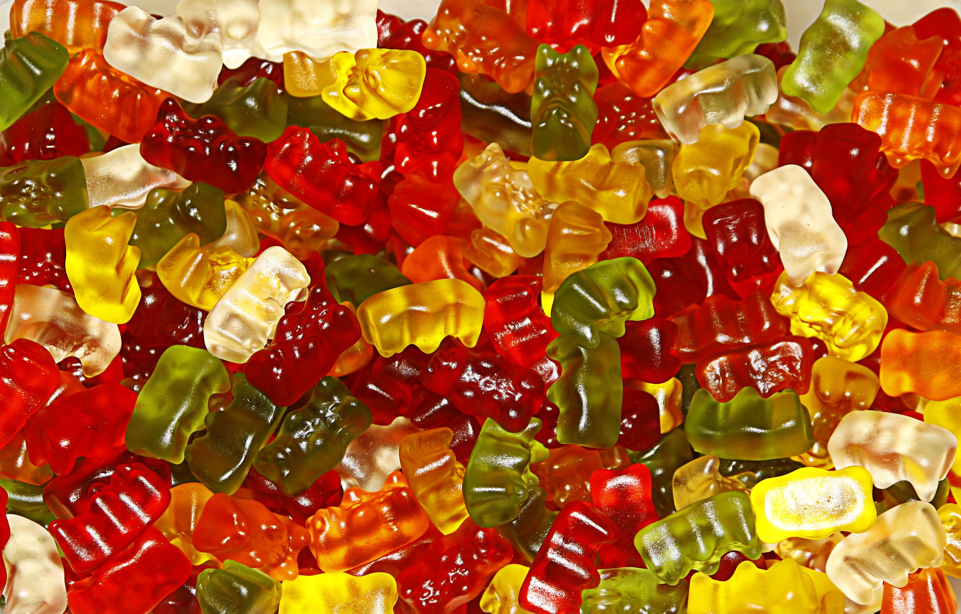 Colourful Gummy Bears