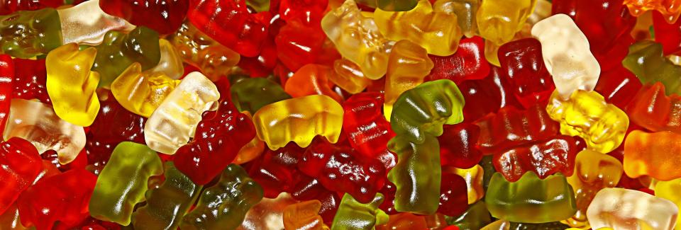 Colourful Gummy Bears
