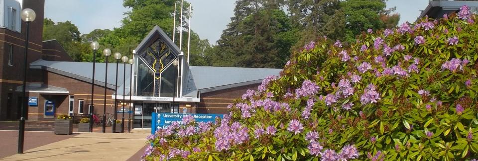 Beautiful picture of Heriot-Watt University Reception Entrance