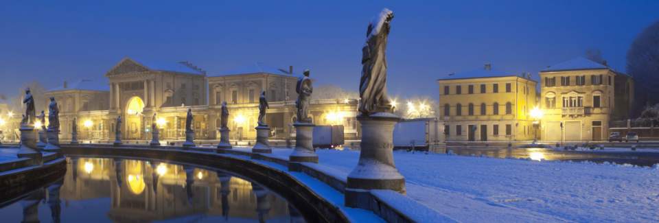 Padova in snow