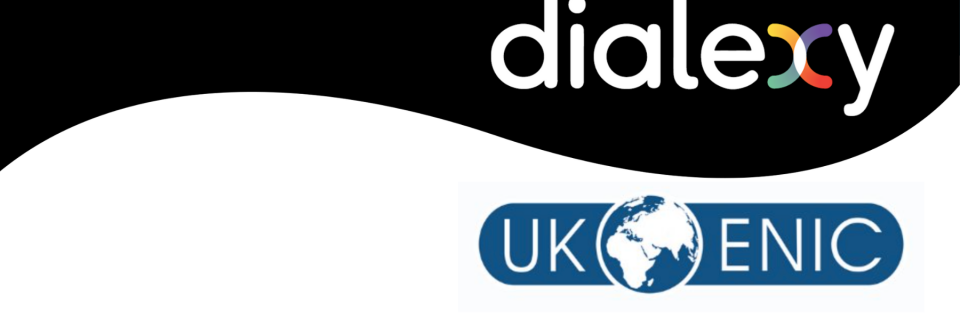 Blog Banner- displaying the UK ENIC Logo and the Dialexy Logo